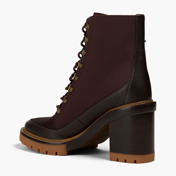 Tory Burch Miller 95 MM lug sole bootie in Fig - Picture 10 of 10